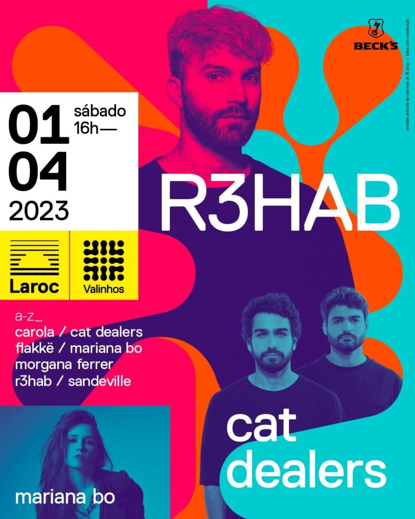 R3HAB na Laroc Club, com Mariana BO e Cat Dealers