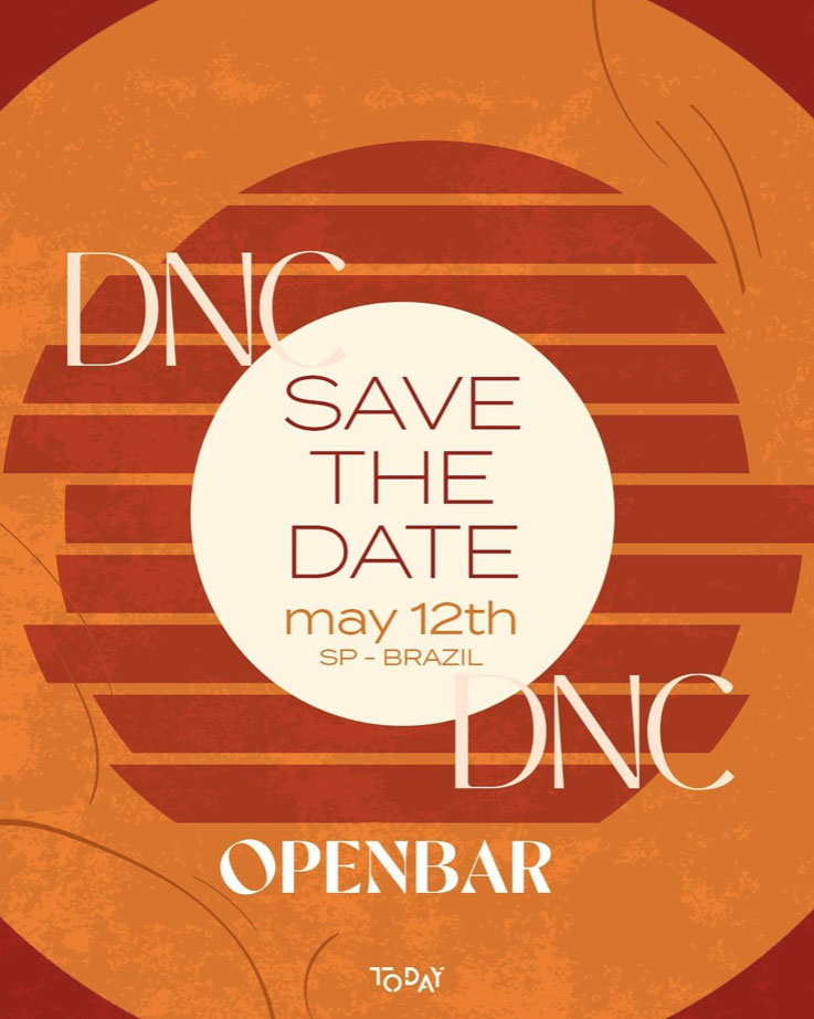 DNC apresenta sua 3ª edição no TEIA KLUB com OPEN BAR