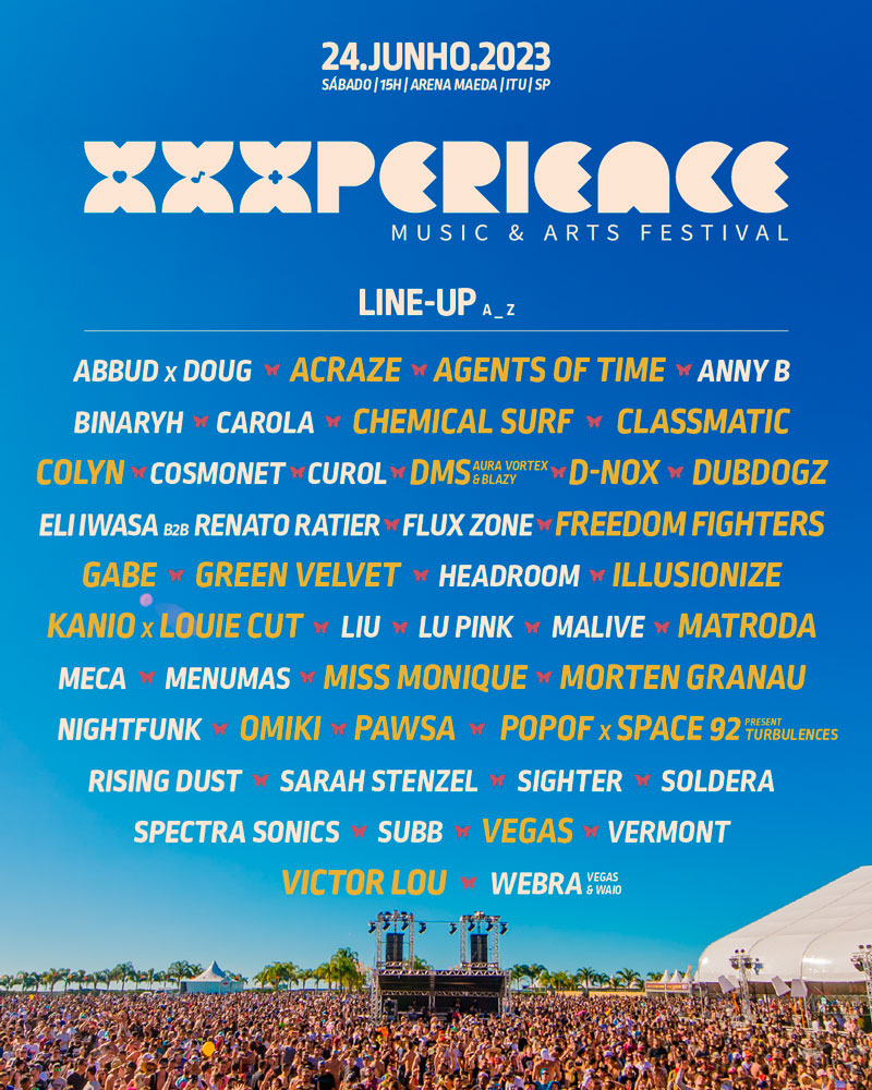XXXPERIENCE Festival 2023 - Line up
