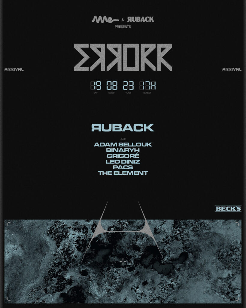 RUBACK ESTREIA LABEL 'ERRORR' NO AME CLUB